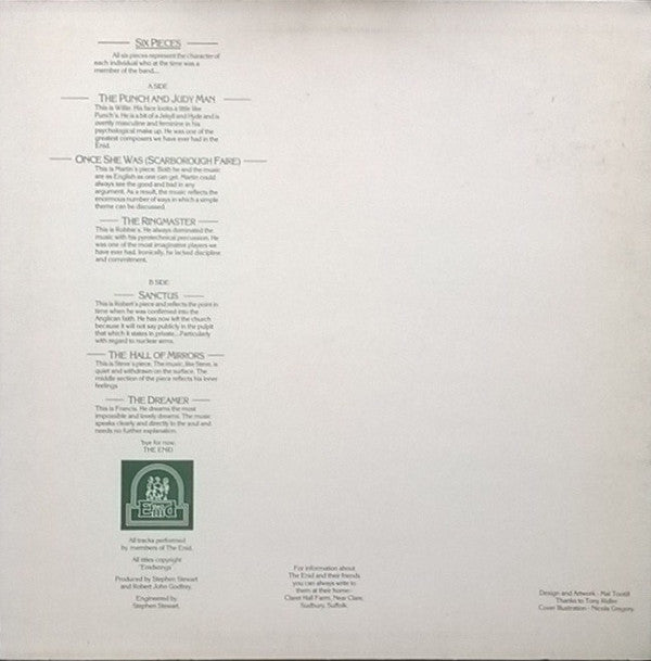 The Enid : Six Pieces (LP, Album, RE)