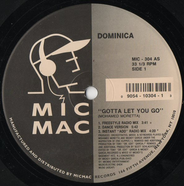 Dominica (2) : Gotta Let You Go (12")