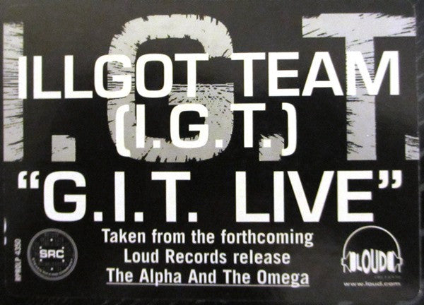 I.G.T. : G.I.T. Live (12", Promo)