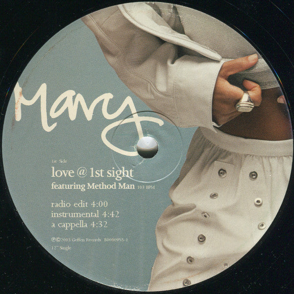 Mary J. Blige Featuring Method Man : Love @ 1st Sight (12")