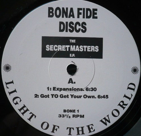 Light Of The World : The Secret Masters E.P. (12", EP)