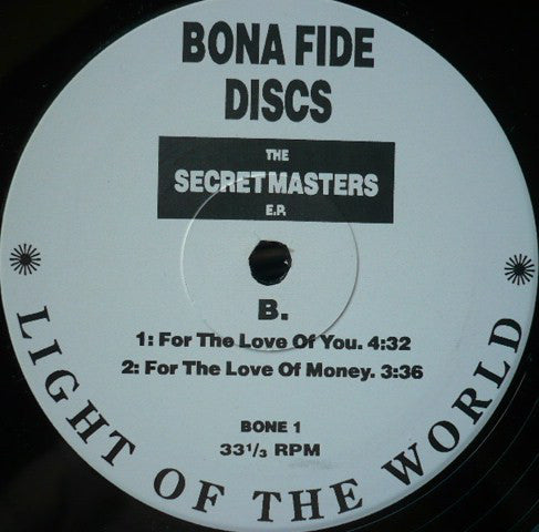 Light Of The World : The Secret Masters E.P. (12", EP)