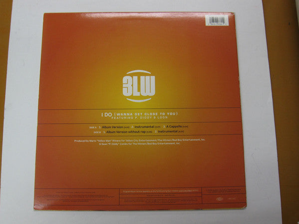 3LW Featuring P. Diddy & Loon : I Do (Wanna Get Close To You) (12", Maxi)