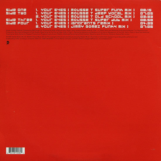 Simply Red : Your Eyes (2x12")