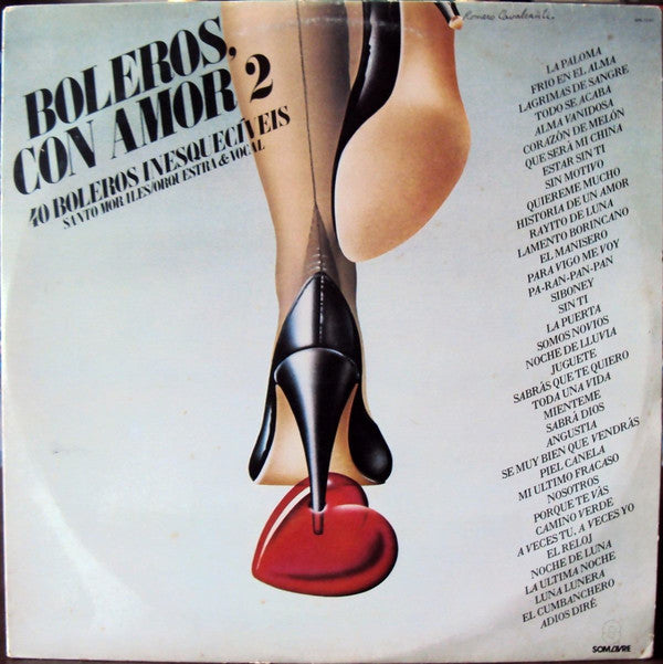 Santo Morales, Orquestra & Vocal : Boleros, Con Amor 2 (40 Boleros Inesquecíveis) (LP, Album)