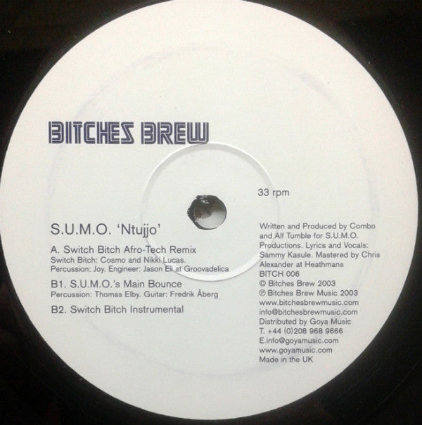 S.U.M.O. : Ntujjo (12")