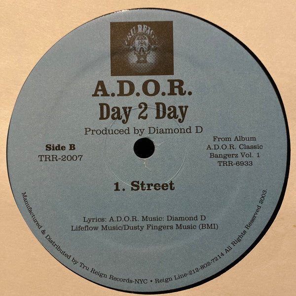 A.D.O.R. : Treasures / Day 2 Day (12", Single)