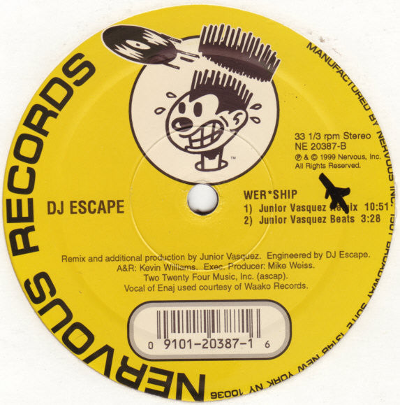DJ Escape : Wer-ship (12")