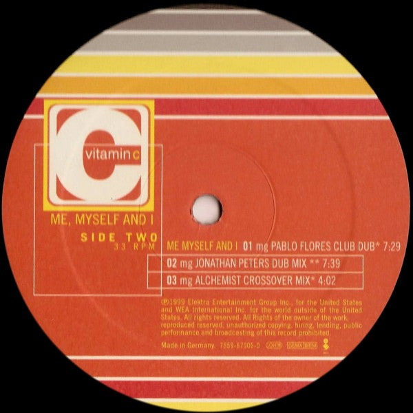 Vitamin C (2) : Me, Myself And I (12")