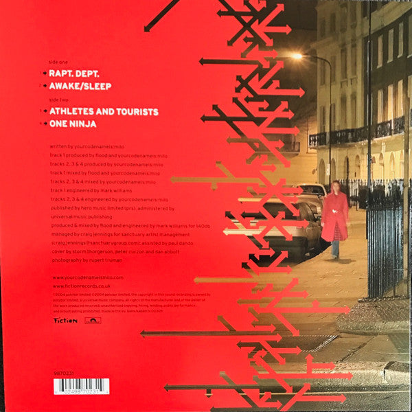 Yourcodenameis:milo : Rapt. Dept. EP (10", EP, Whi)