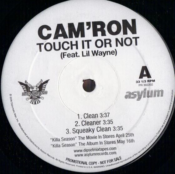 Cam'ron : Touch It Or Not (12", Promo)