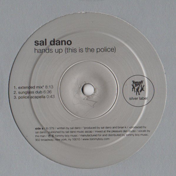 Sal Dano : Hands Up (This Is The Police) (12")