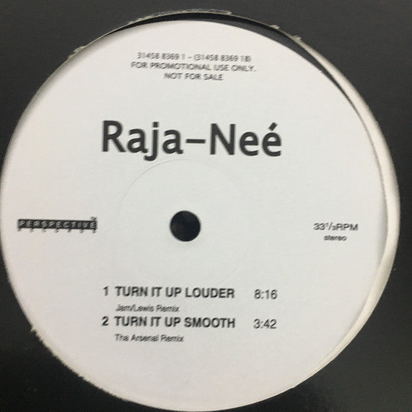 Raja-Neé : Turn It Up (12", Promo)