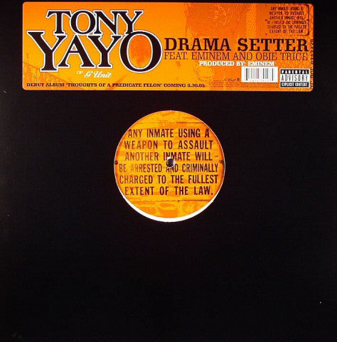 Tony Yayo Feat. Eminem And Obie Trice : Drama Setter (12")