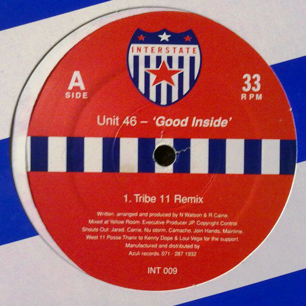 Unit 46 : Good Inside (12")