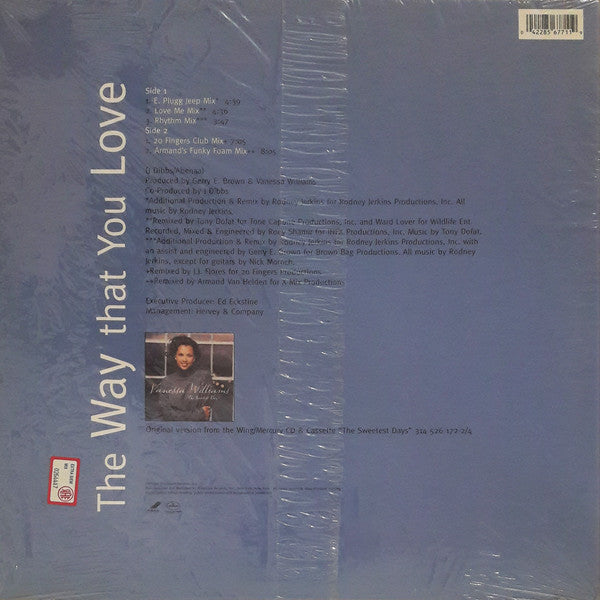 Vanessa Williams : The Way That You Love (12", Single)