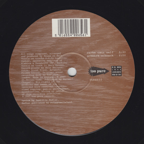 Mouse On Mars : Cache Cœur Naïf (12")