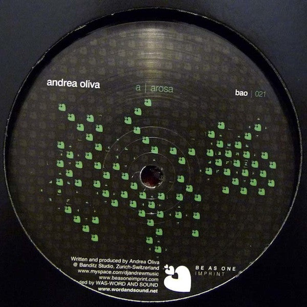 Andrea Oliva : Arosa / Off The Moment EP (12", EP)