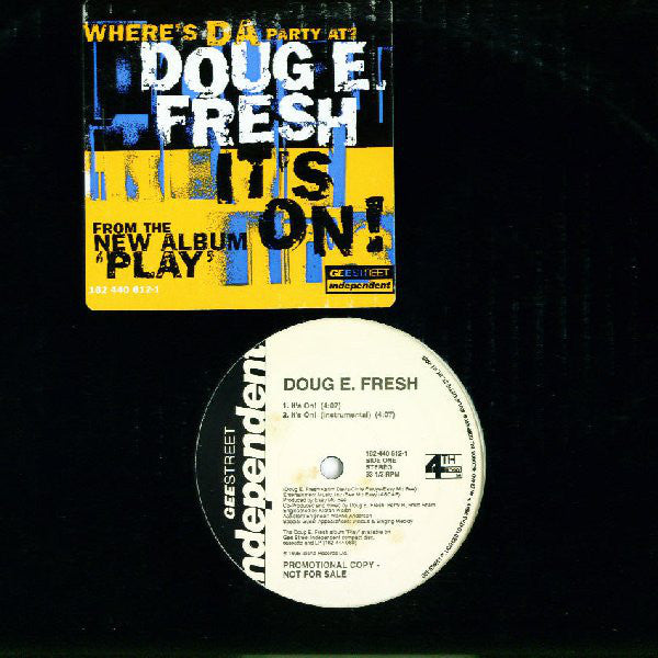Doug E. Fresh : It's On! (12", Promo)