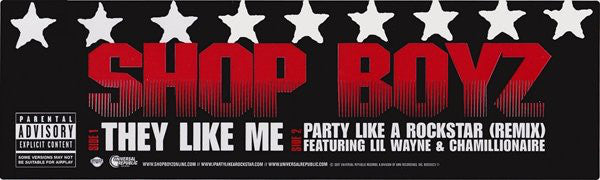 Shop Boyz : They Like Me (12")