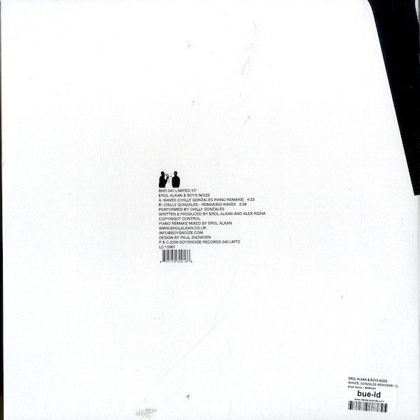 Erol Alkan & Boys Noize / Gonzales : Waves Remake / Remaking Waves (10", Ltd)