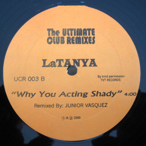 Britney Spears / Latanya : Lucky / Why You Acting Shady (12", Promo)