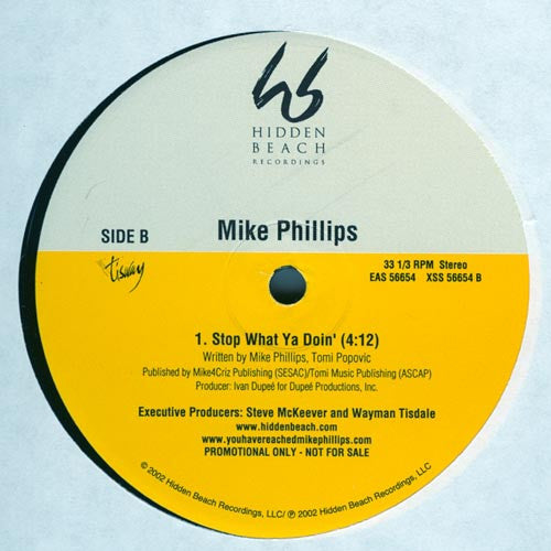 Mike Phillips (8) : Just One Take (12", Maxi, Promo)