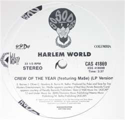 Harlem World : Cali Chronic / Crew Of The Year (12", Promo)