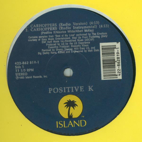Positive K : Carhoppers (12", Maxi)