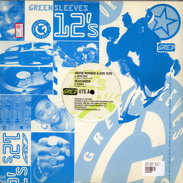 Wayne Wonder & Don Yute / Buccaneer : Sensi Ride / Romeo (12")
