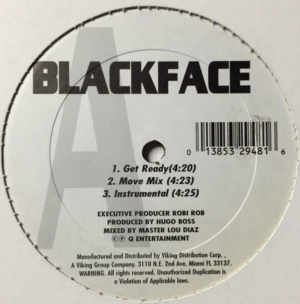 Blackface : Get Ready (12")