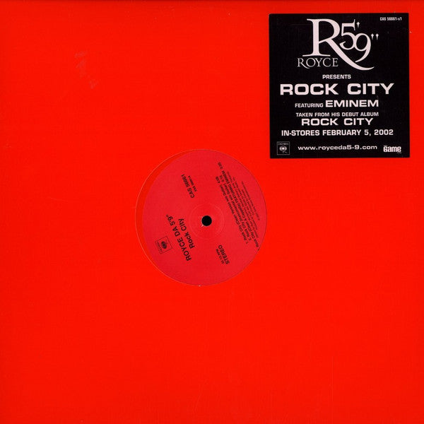 Royce Da 5'9" Featuring Eminem : Rock City (12", Single)