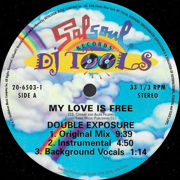 Double Exposure : My Love Is Free (DJ Tools) (12")