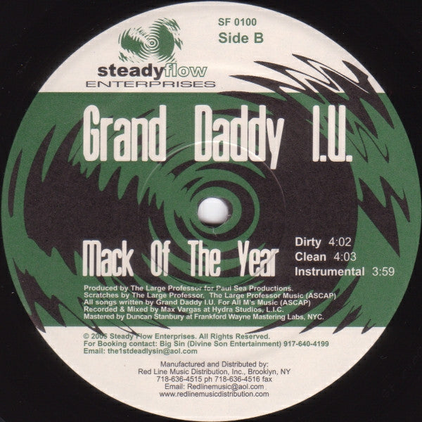 Grand Daddy I.U. : I Be Thuggin' / Mack Of The Year (12")