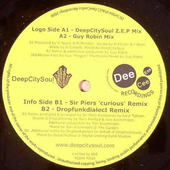 DeepCitySoul : Earthly Angel (12")
