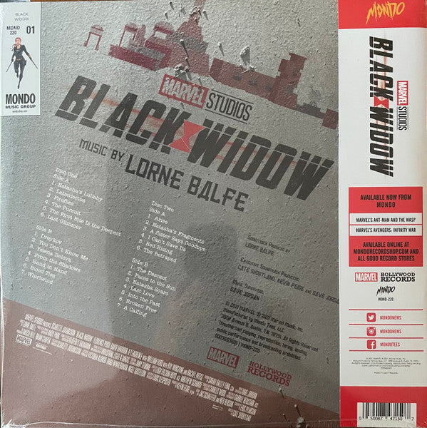Lorne Balfe : Black Widow (Original Motion Picture Soundtrack)  (LP, Red + LP, Red)