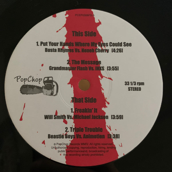 Popchop : Cut The Fu*k Up! - The Remix Project 3 (12", Single)