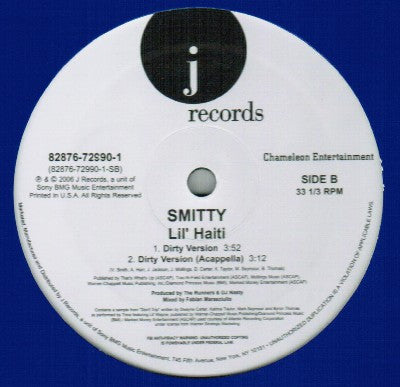Smitty (7) : Lil' Haiti (12")