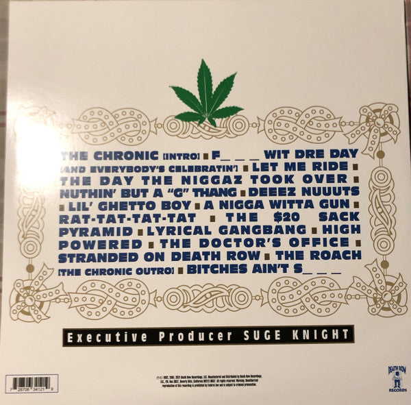 Dr. Dre : The Chronic (2xLP, Album, Ltd, RE, RM, Cle)