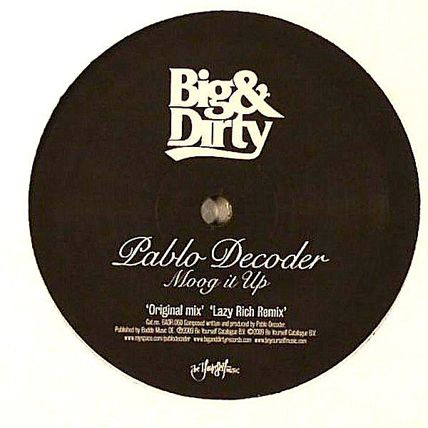 Pablo Decoder / Taped & Havin Zagross : Moog It Up / Tricky Nation / U.N.C.L.E. (12")