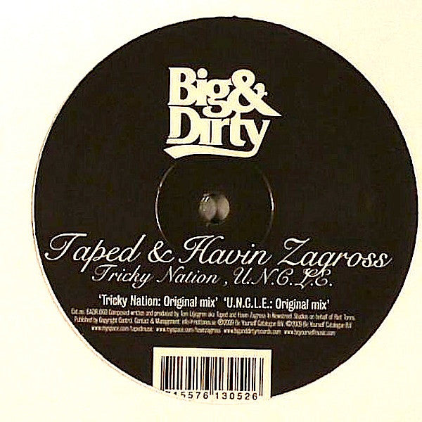 Pablo Decoder / Taped & Havin Zagross : Moog It Up / Tricky Nation / U.N.C.L.E. (12")
