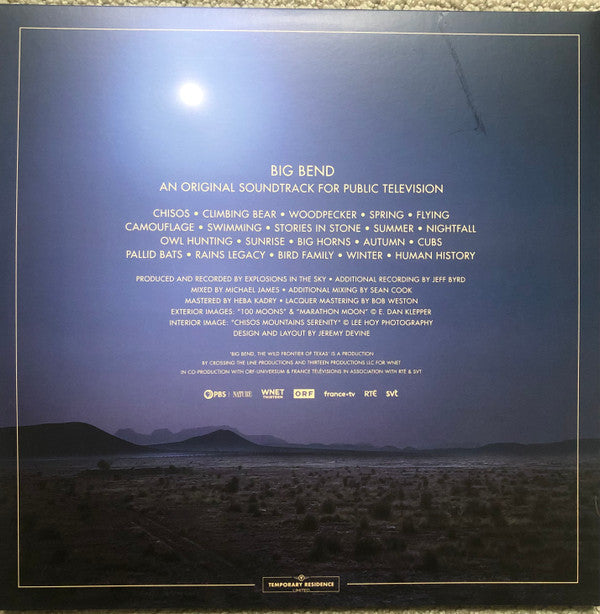 Explosions In The Sky : Big Bend (An Original Soundtrack For Public Television) (2xLP, Album, Ltd, Des)