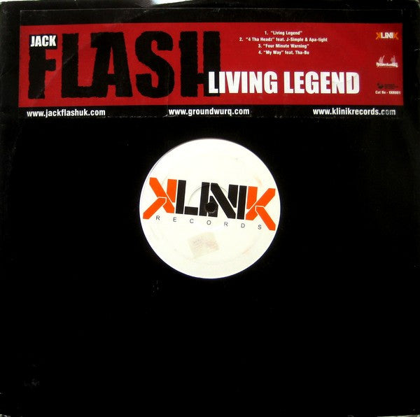Jack Flash (3) : Living Legend (12", EP)