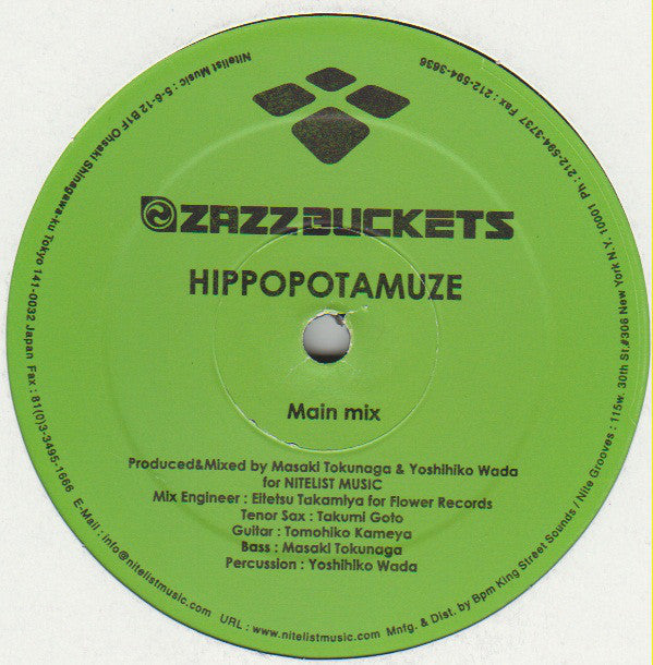 Zazzbuckets : Synthetic Roses / Hippopotamuze (12")