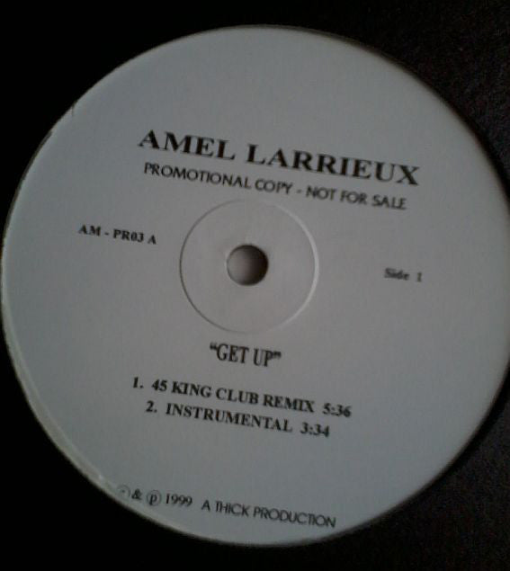 Amel Larrieux : Get Up (Hip Hop Remix) / Tell Me (Hip Hop Remix) (12", Promo)