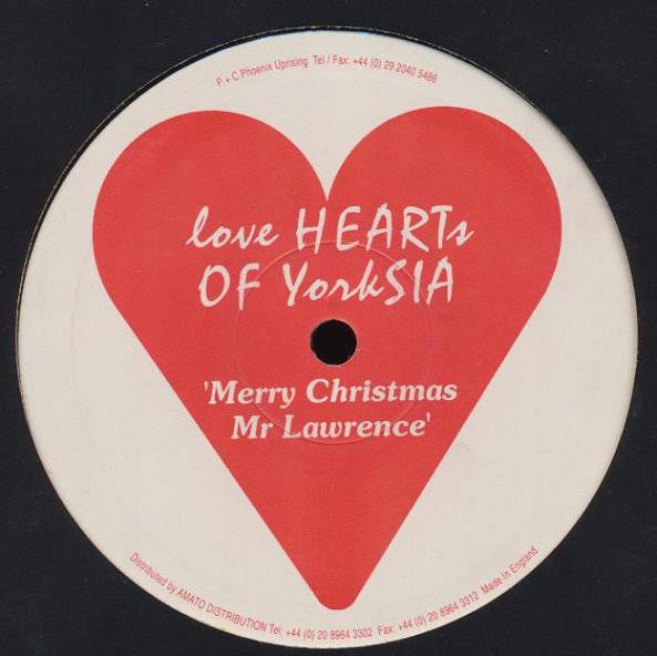 Love Hearts Of Yorksia : Merry Christmas Mr Lawrence (10", S/Sided)