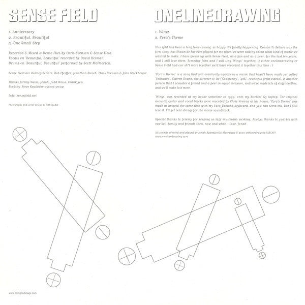 Sense Field / Onelinedrawing : Split EP (12", EP)