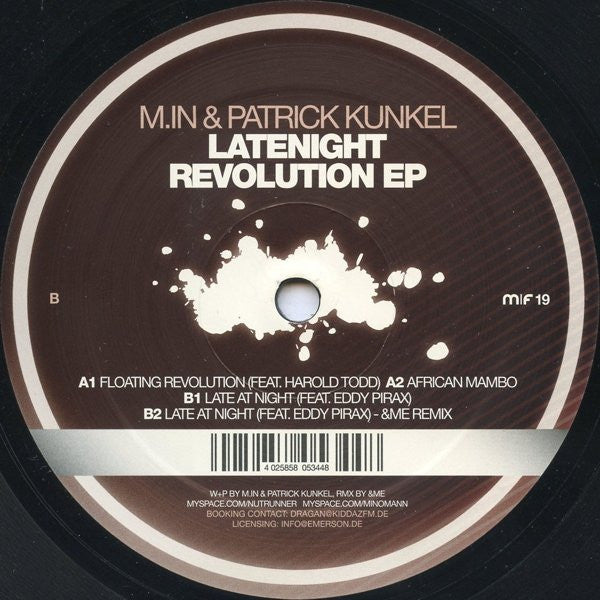 M.in & Patrick Kunkel : Latenight Revolution EP (12", EP)