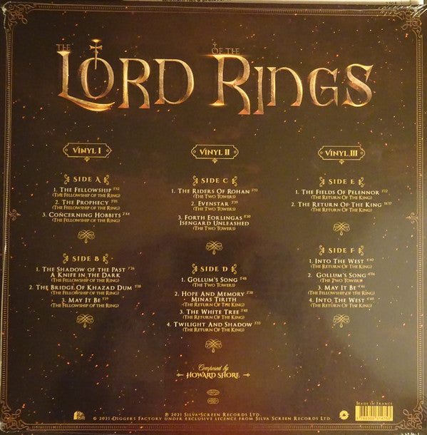 The City Of Prague Philharmonic, Crouch End Festival Chorus : Music From The Lord Of The Rings Trilogy (3xLP, Album, RE, Cle)