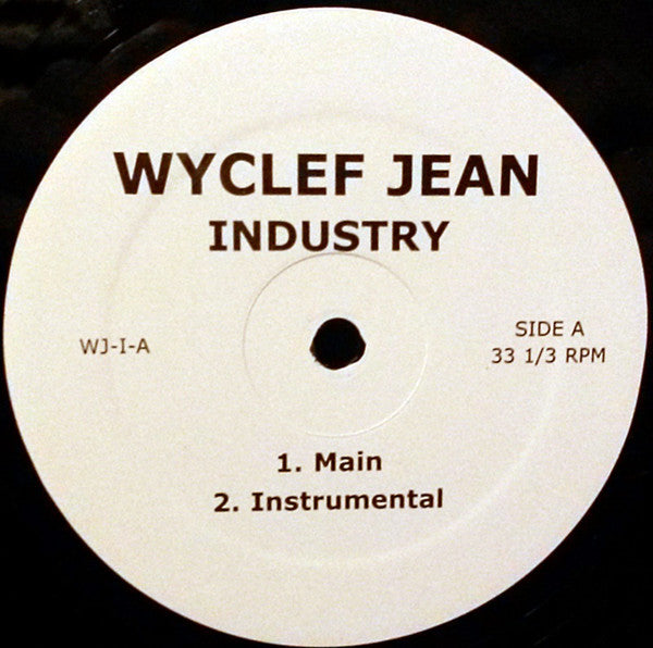 Wyclef Jean : Industry (12", Single, Unofficial)